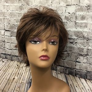 Aria synthetic wig med brown blend New